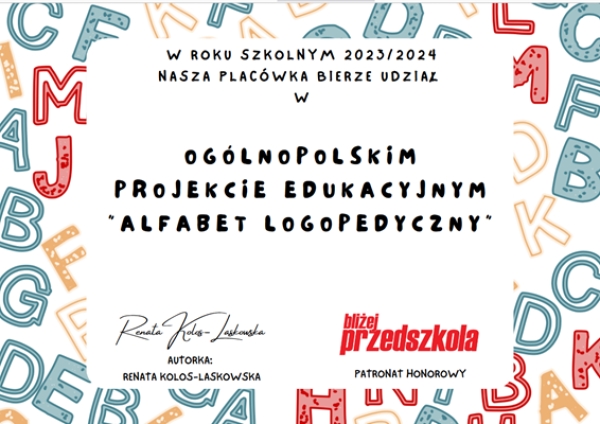 ALFABET LOGOPEDYCZNY