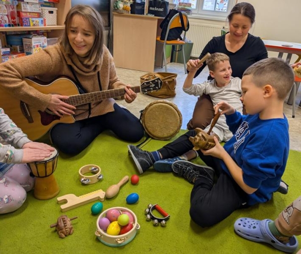 Muzyczne poranki w przedszkolu